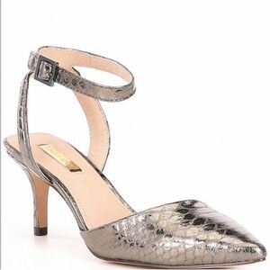Louise er Cie Esperance metallic snake pump in bronze size 10
